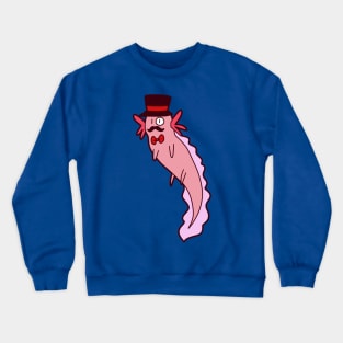 Fancy Axolotl Crewneck Sweatshirt